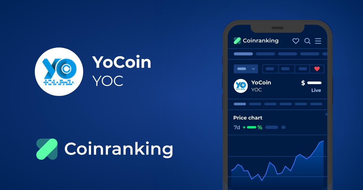 Yocoin (YOC) live coin price, charts, markets & liquidity