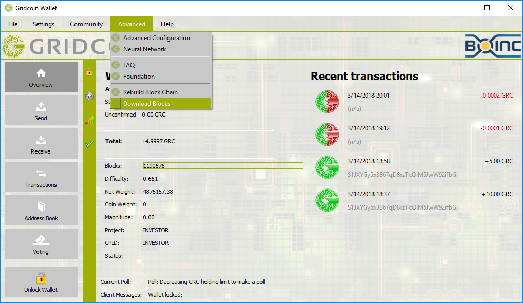 GitHub - Steffov/GRC-Scripts: Update & install scripts for the Gridcoin Wallet