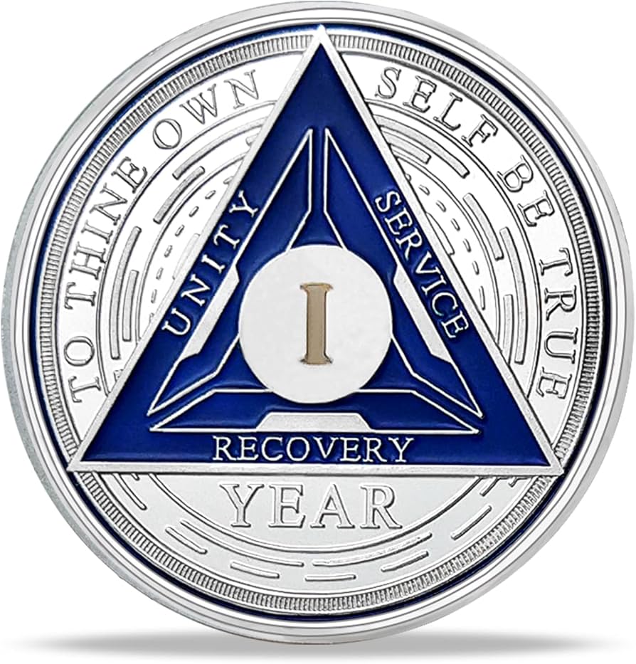 Grateful Dead-Inspired Sobriety Chip: Forever Grateful Coin Medallion