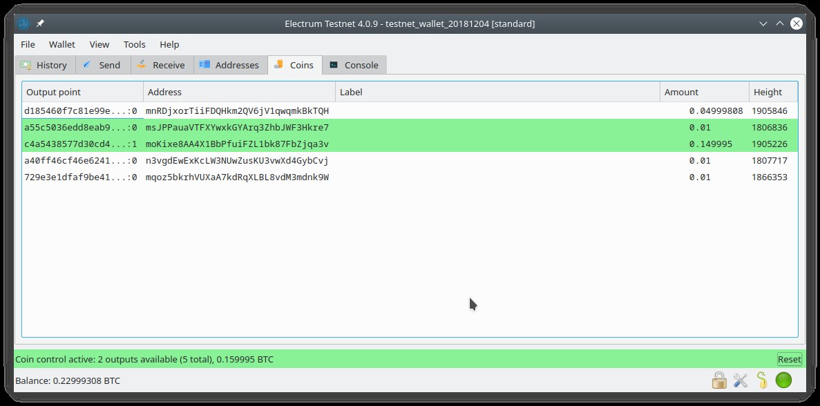 Tails - Exchanging bitcoins using Electrum