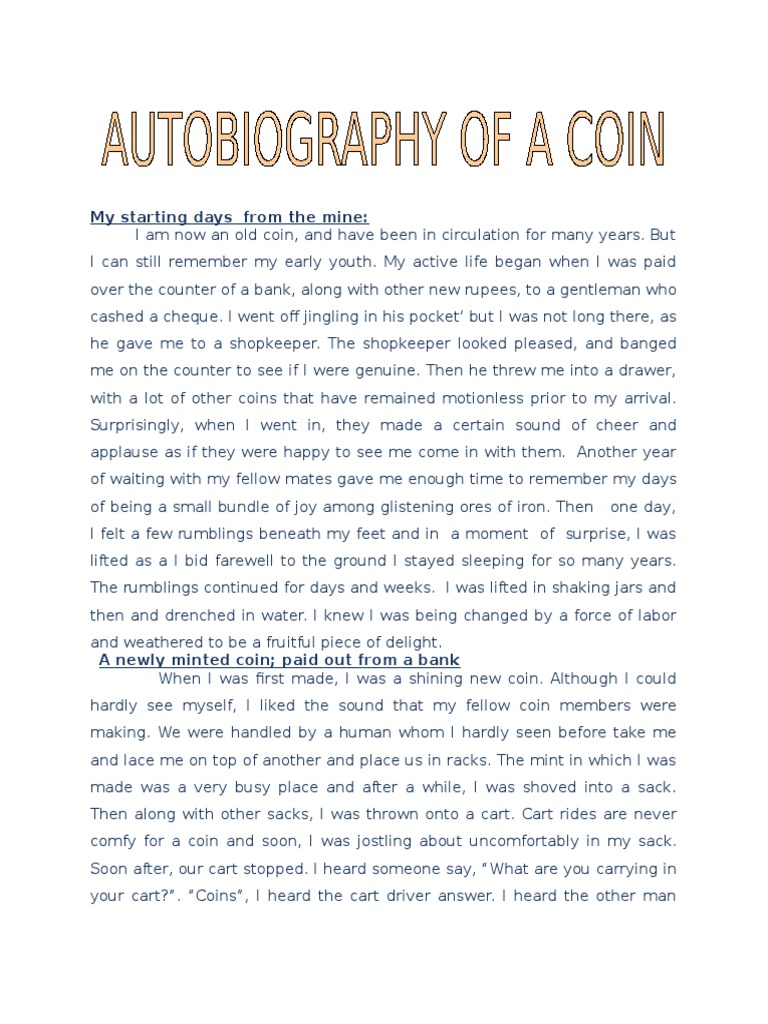 Autobiography of a Ten Rupee Coin | Curious Times