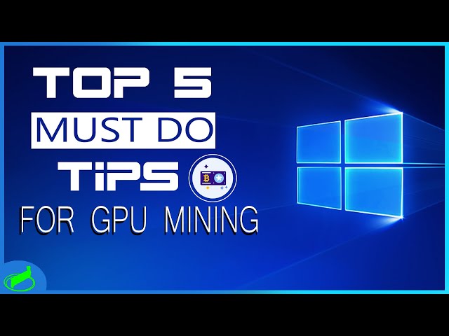 Bitcoin & Crypto Mining Software | GUI & GPU | Cudo Miner