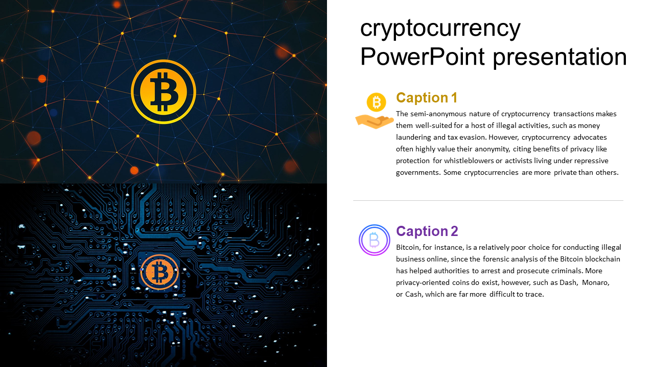 Free Cryptocurrency PowerPoint Template and Google Slides