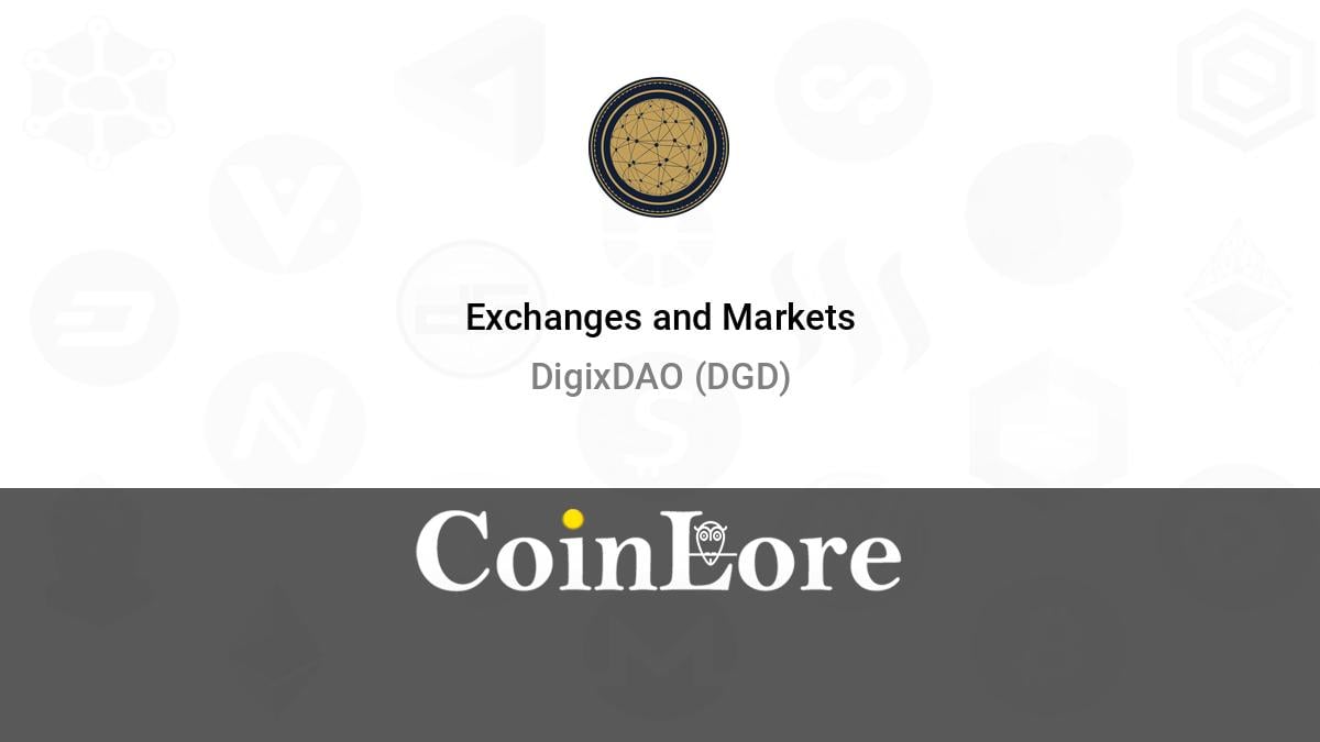 DigixDAO (DGD) – Price, Coin Review, News, Prediction – BitcoinWiki