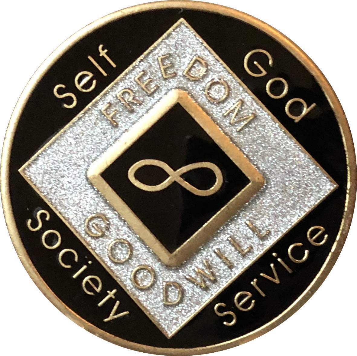 Infinity Symbol Bronze Medallion