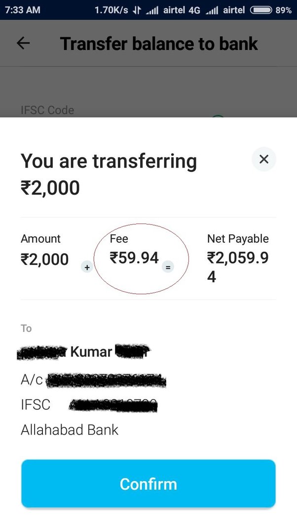 Paytm wallet: Charges for adding money and making bank transfers | Mint