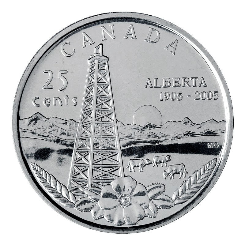 Canadian 25 Cents 