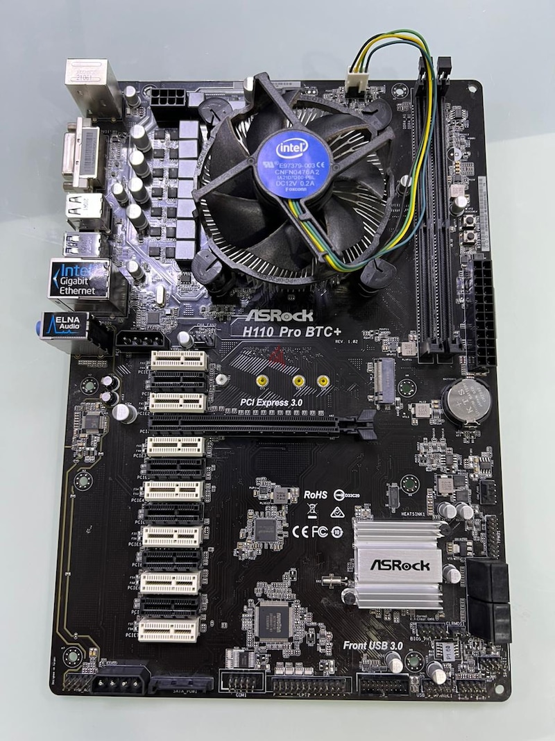 ASRock H Pro BTC+ Mining Motherboard with 13 PCI Express Slots – Thriftking Computer