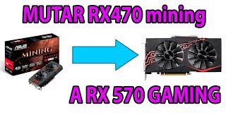 Graphic card specification ASUS Radeon RX Mining 4GB (MINING-RXG-LED)