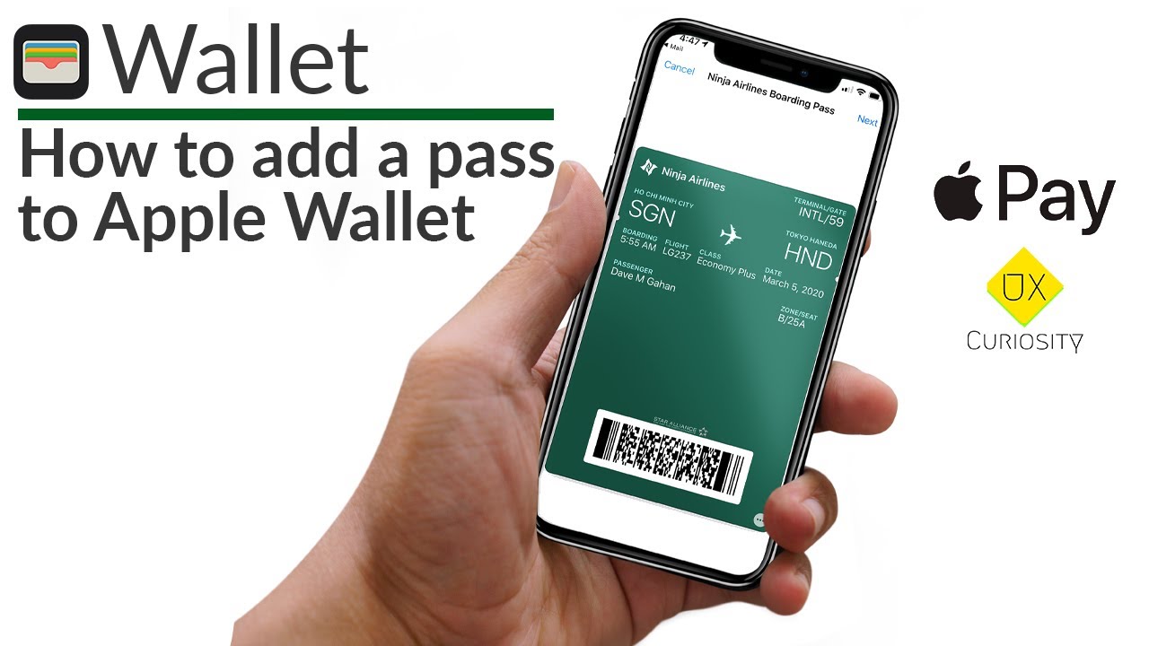 I can't add a boarding pass to Wallet - Apple Community