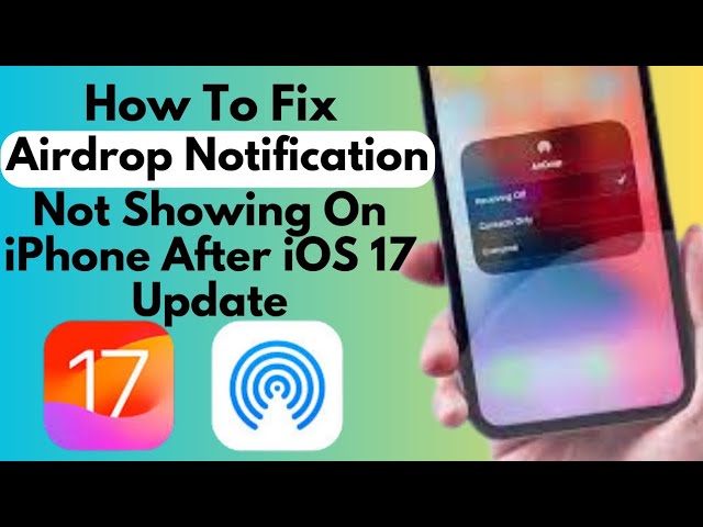 Learn How to Fix AirDrop Not Working on iOS 17/16/15/14