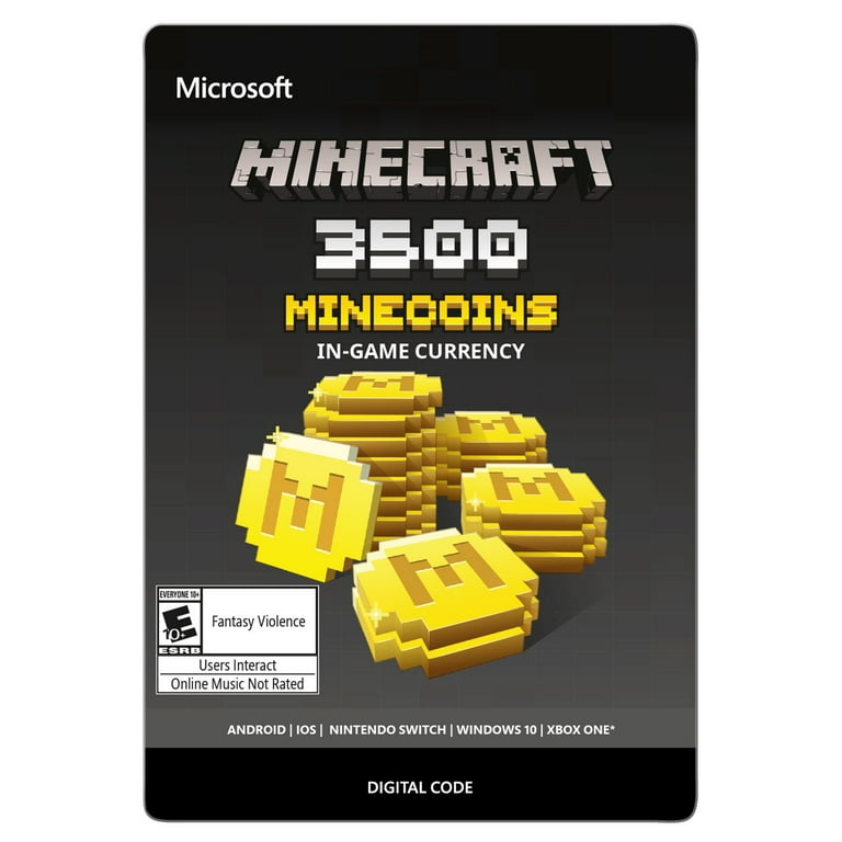 Buy Minecraft Minecoins Pack | Asda Gift Cards