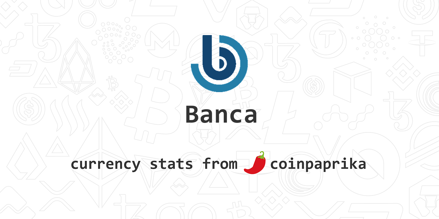 Convert 5 BANCA to USD - Banca to US Dollar Converter | CoinCodex