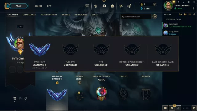 Buy LoL Ranked Accounts - Gold, Platnium, & Diamond Accounts Available