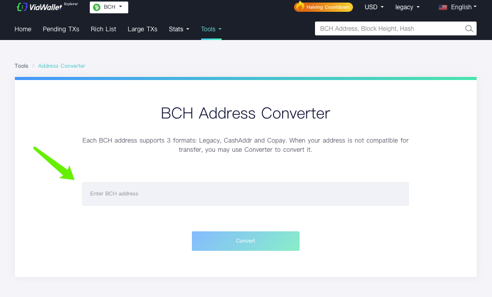 New BCH address format : Coinomi Support