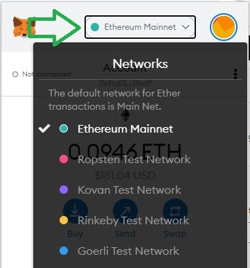 Ethereum Test Networks - Web3j