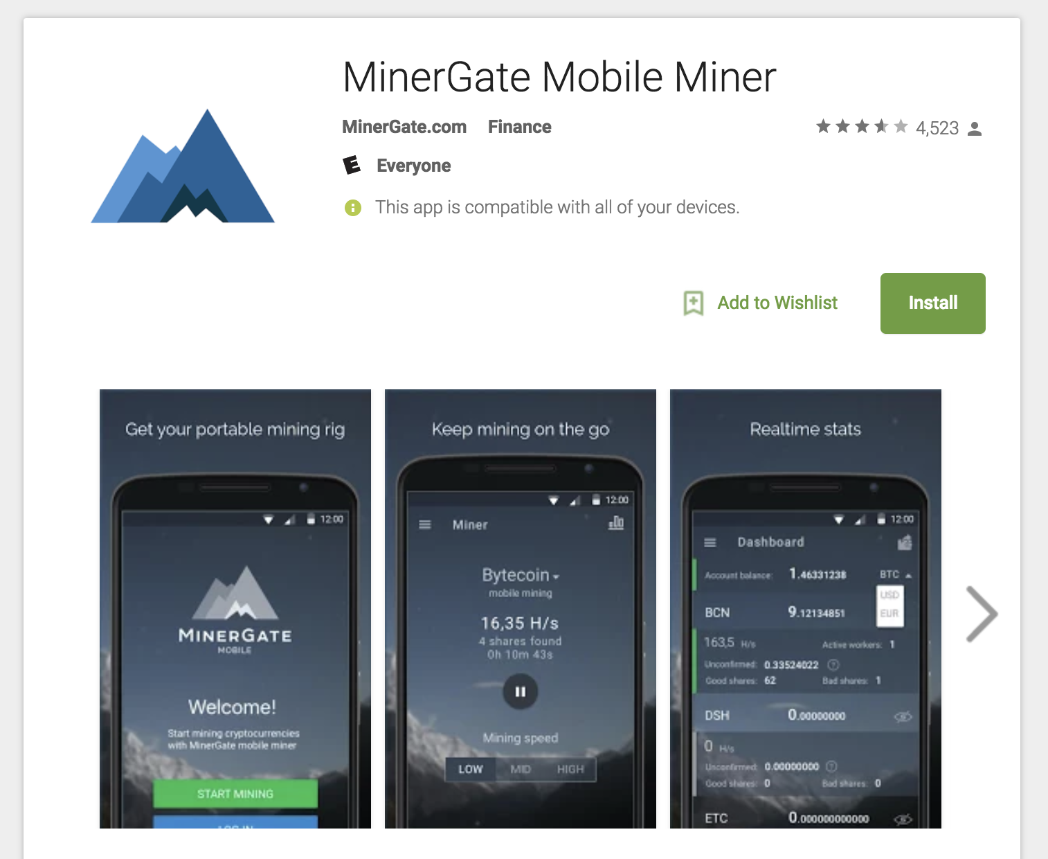 Official MinerGate Android app update v — Official MinerGate Blog