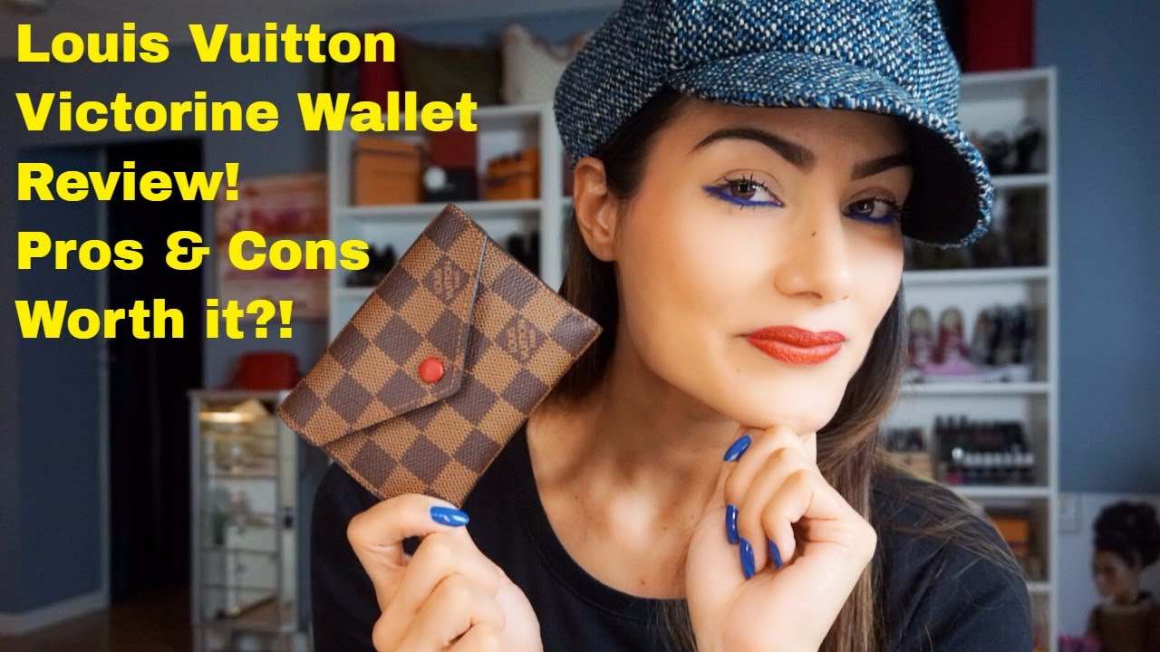 Louis Vuitton Victorine Wallet, Damier Ebene Studded, New In Box WA - Julia Rose Boston | Shop