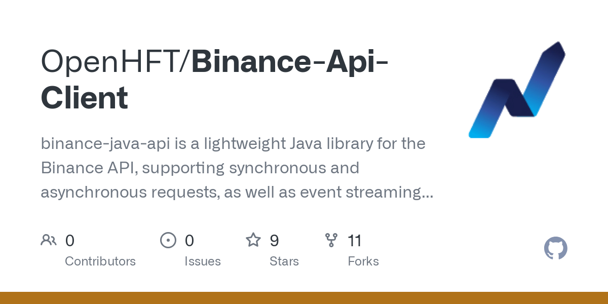 Best design for a Java Bot - Spot/Margin API - Binance Developer Community