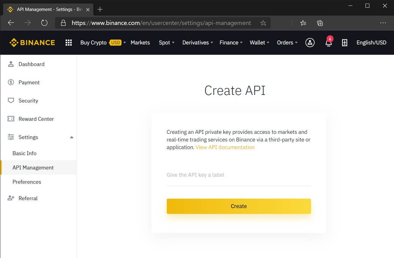 Binance API Example: Connect Binance to the CScalp Trading Terminal