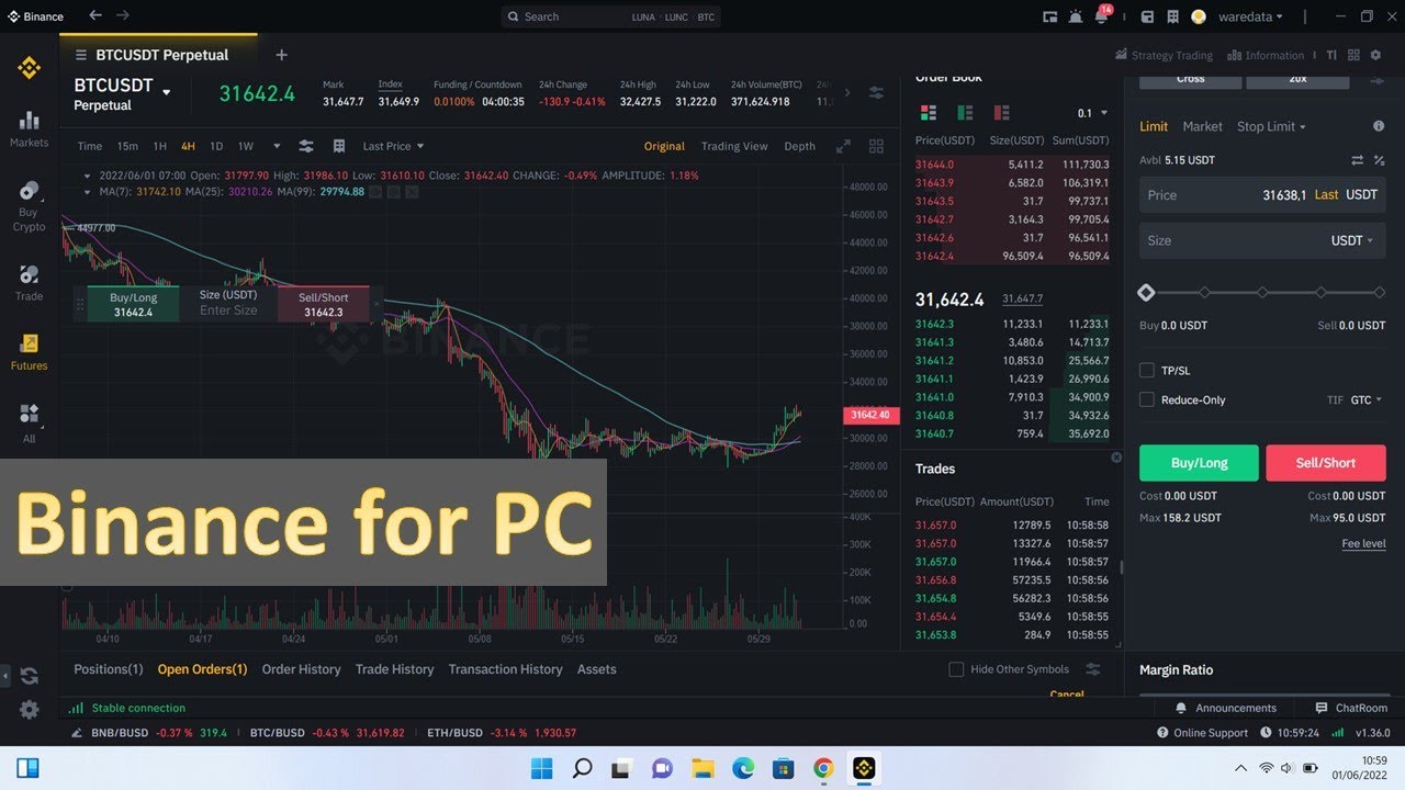 I can't run Binance desktop in win , because of the error 