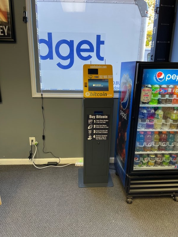 Bitcoin ATM at Marathon in E 10th St, Bloomington, IN , USA