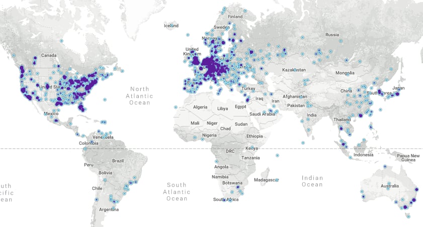 Cryptocurrency World Map - bymobile.ru