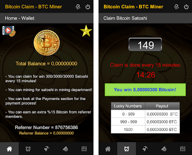 Download free Bitcoin Claim Free - BTC Miner Pro APK for Android