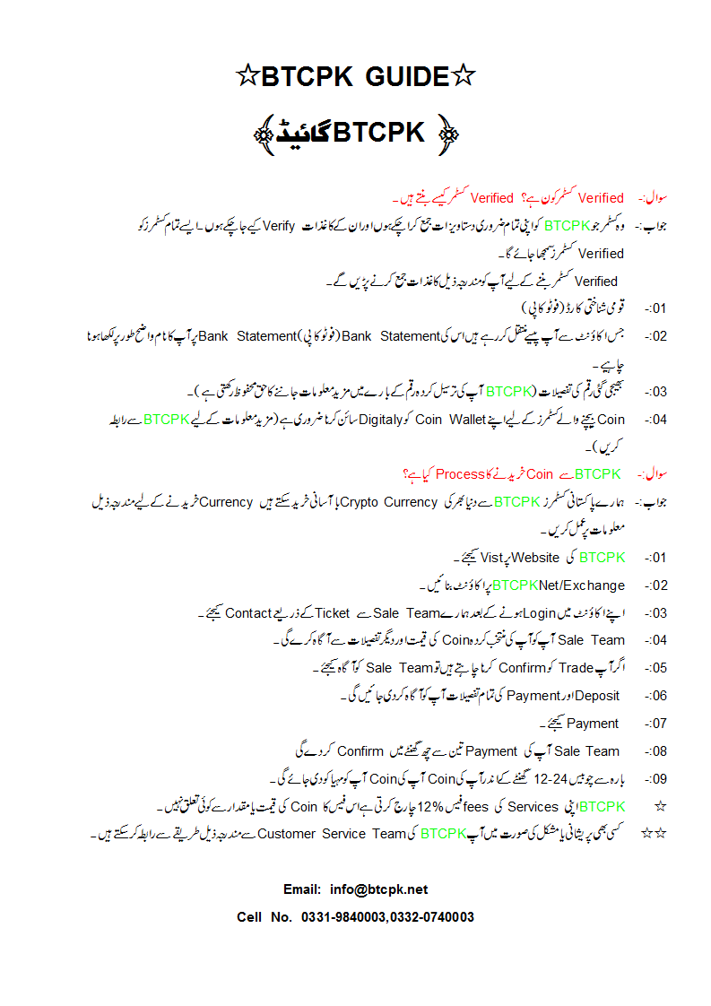 BITCOIN Meaning in Urdu - Urdu Translation