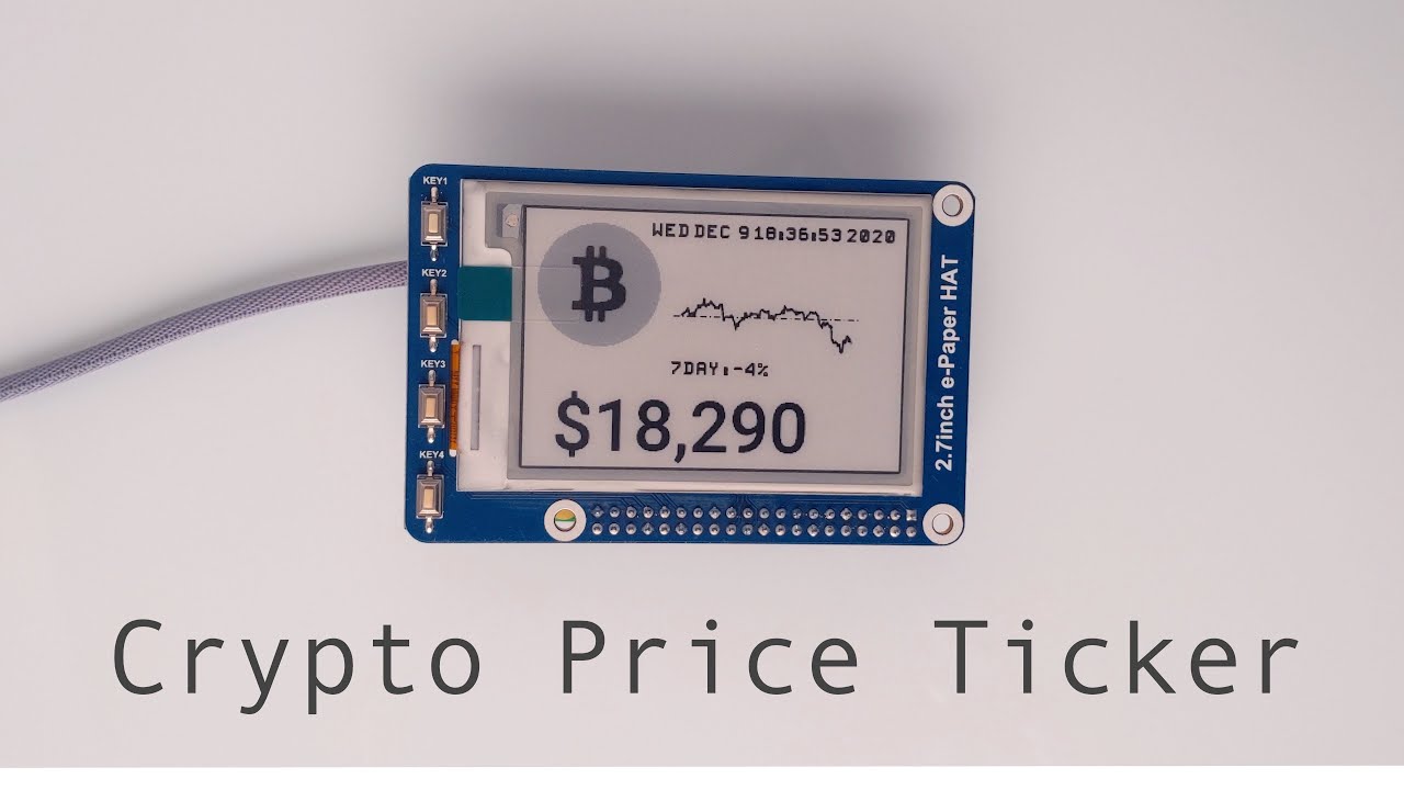 Bitcoin (BTC) price display ticker on Raspberry Pi with PHP – bymobile.ru