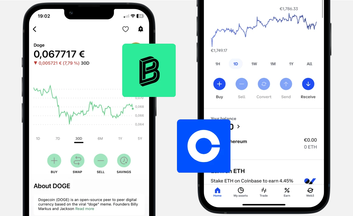 Bitpanda vs Coinbase () | Compare Fees, Features +