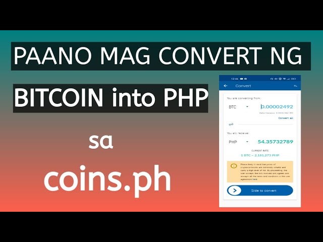 Convert BTC to PHP: Bitcoin to Philippines Piso