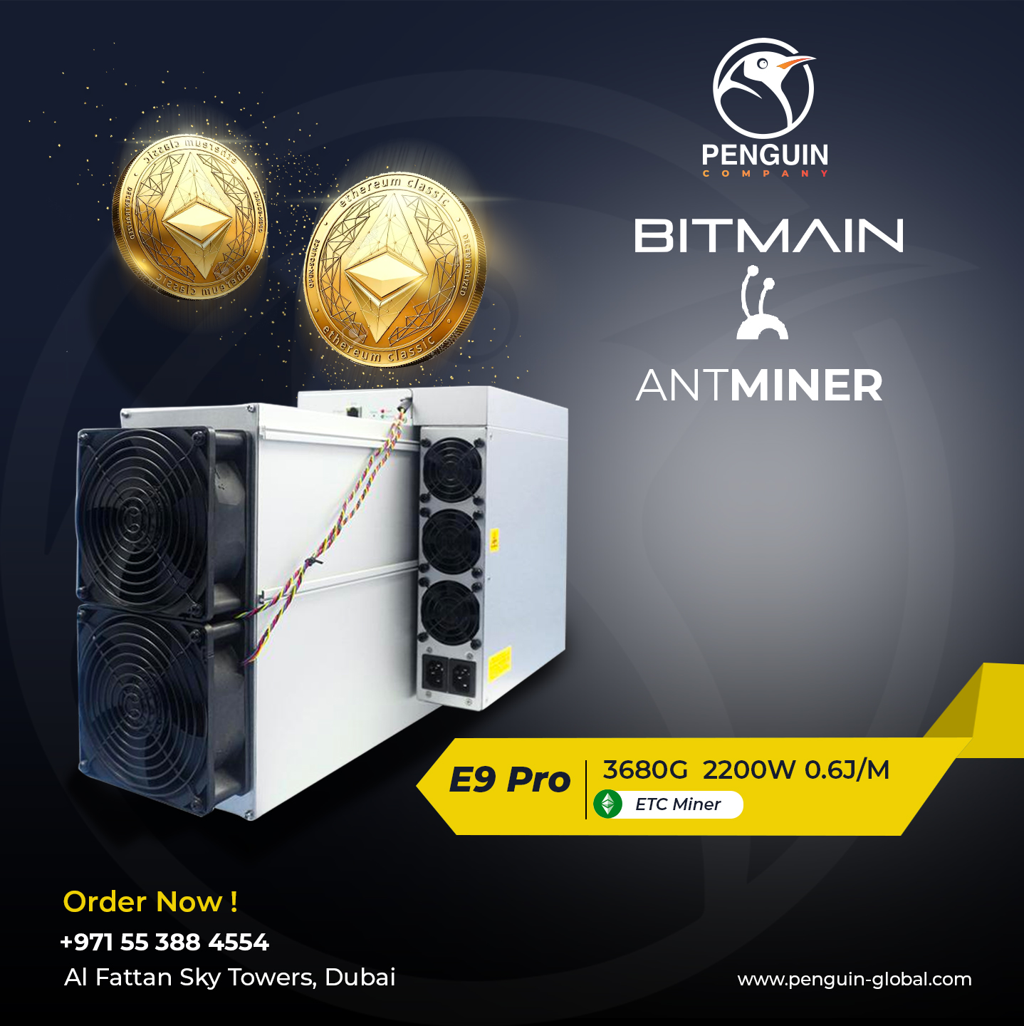 Bitmain Antminer S9 Gh/s 16nm Bitcoin Miner - CryptoMinerBros