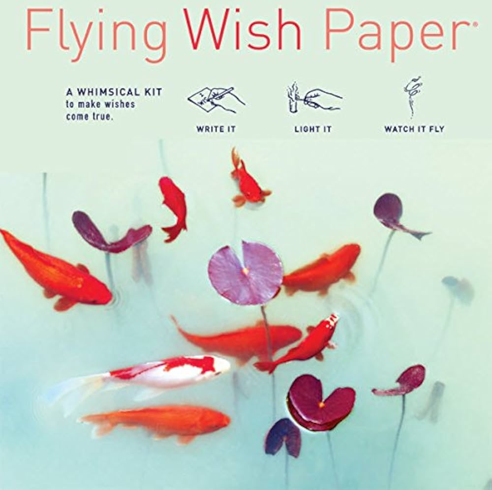 Flying Wish Paper- Golden Om — Two Hands Paperie