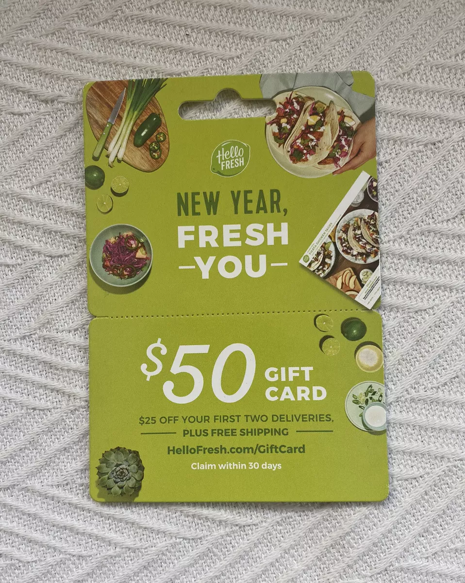 HelloFresh Gift Card Disappointment – Mummy To Twins Plus One