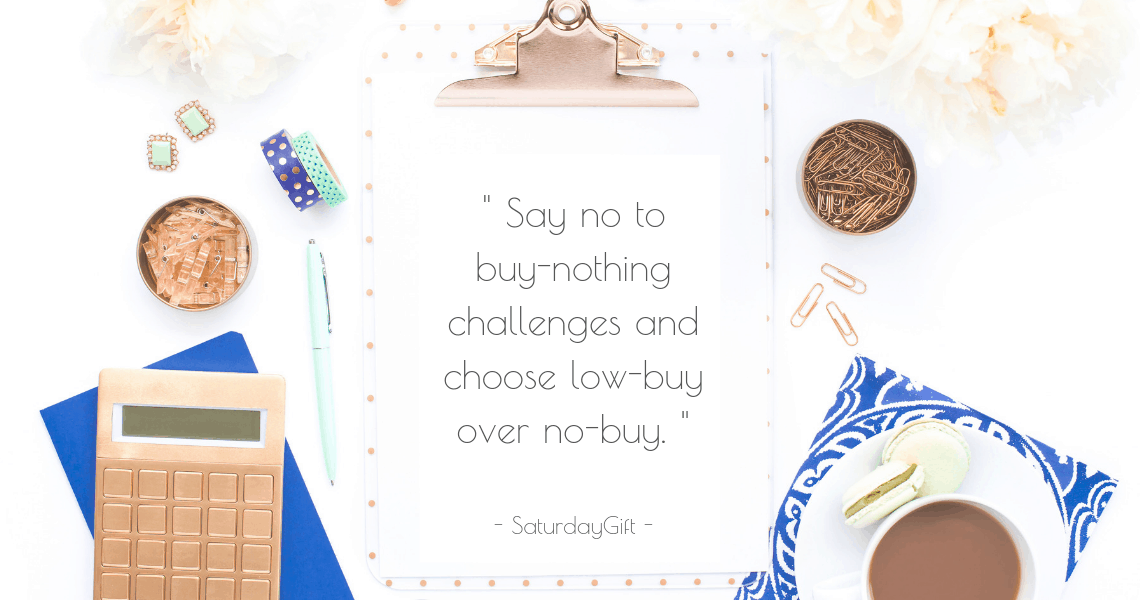 No buy or low buy | Mumsnet