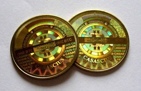 Physical Bitcoins - CoinDesk