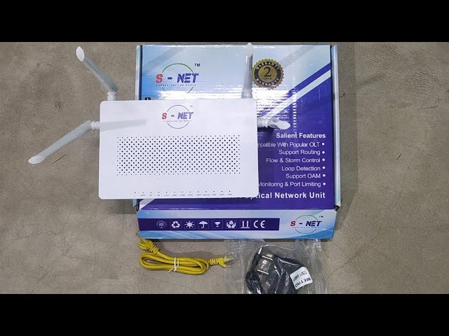 2ge+1pot (voip Onu) White XPON ONU/ ONT 1GE (Snet) at Rs /piece in Mumbai