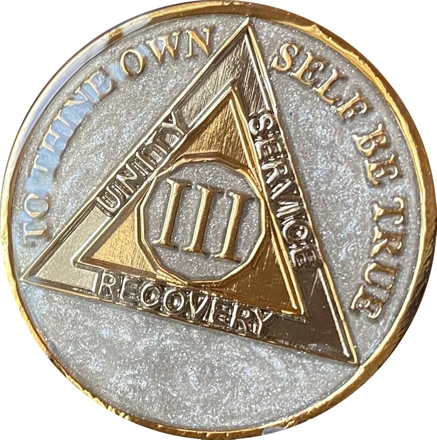 Stood in the Sunlight 3 Year Specialty AA Recovery Medallion/Chip/Coin — AA Medallion Store