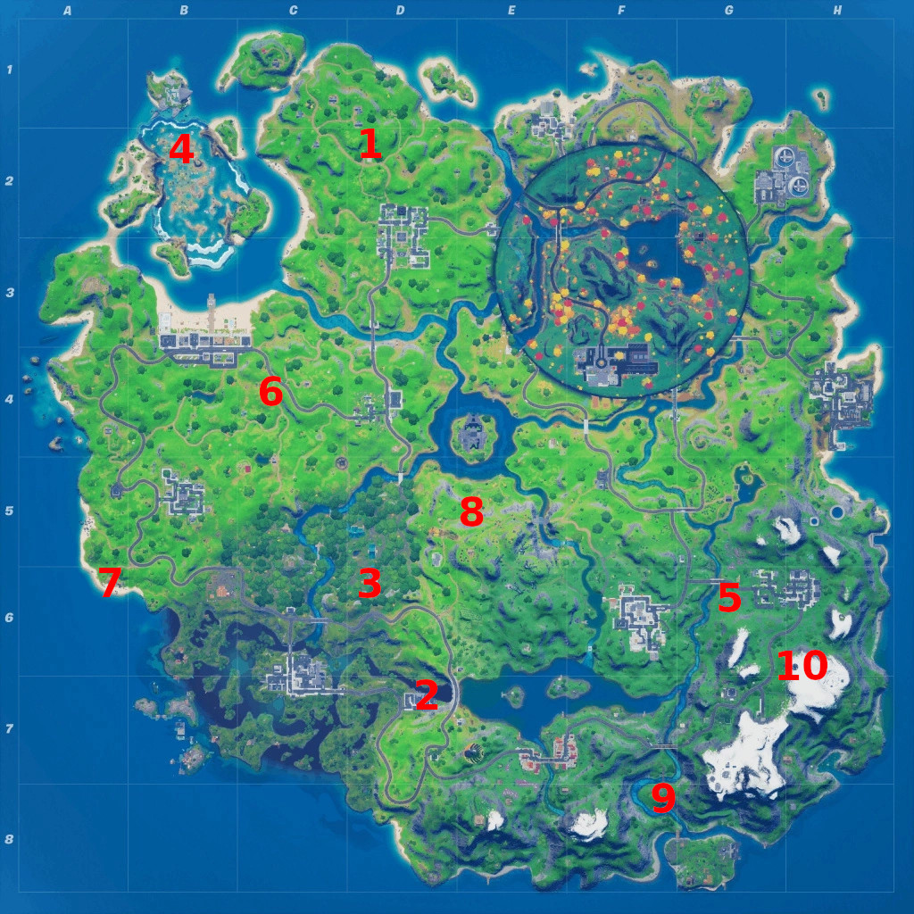 Fortnite Season 4 Week 3 XP Coin Locations Guide