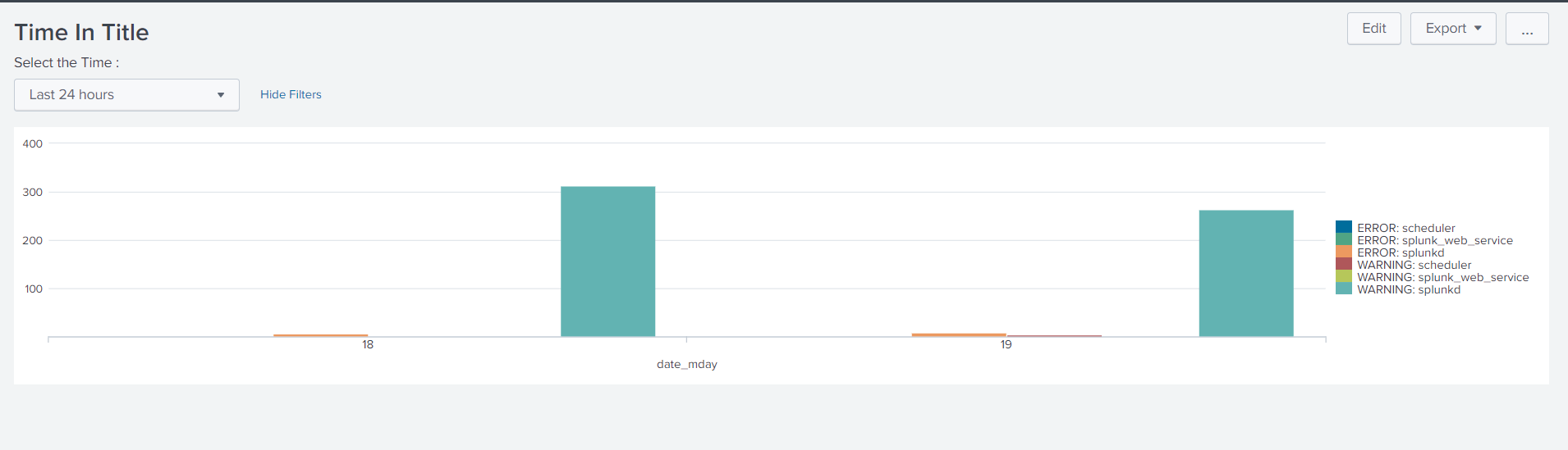 How To Add The Time In Dashboard Panel Title - Splunk on Big Data