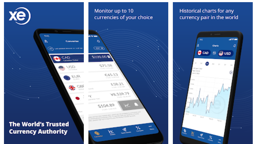 Android Currency Converter App & Money Transfer App | XE