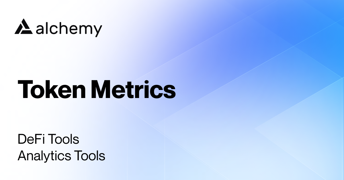 A data-driven investment research platform for crypto - TokenMetrics