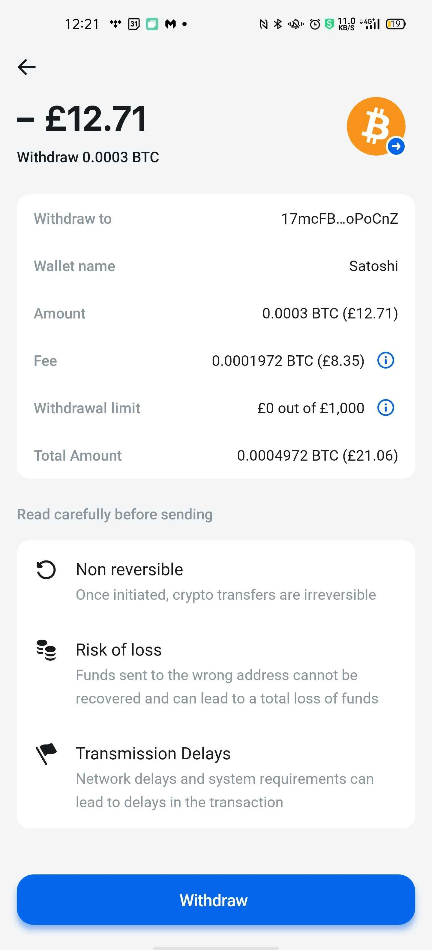 Crypto withdrawals - NETELLER