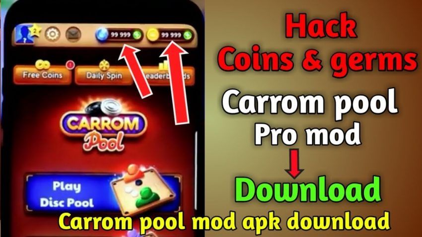 Carrom Pool Mod APK (Unlimited coins, gems) Download 