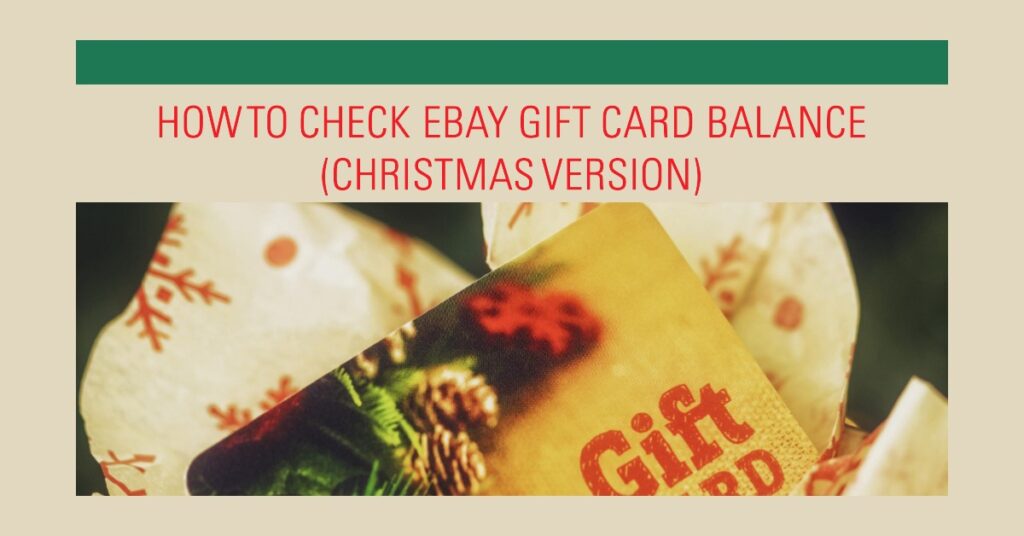 Solved: How to redeem an eBay gift card - The eBay Community