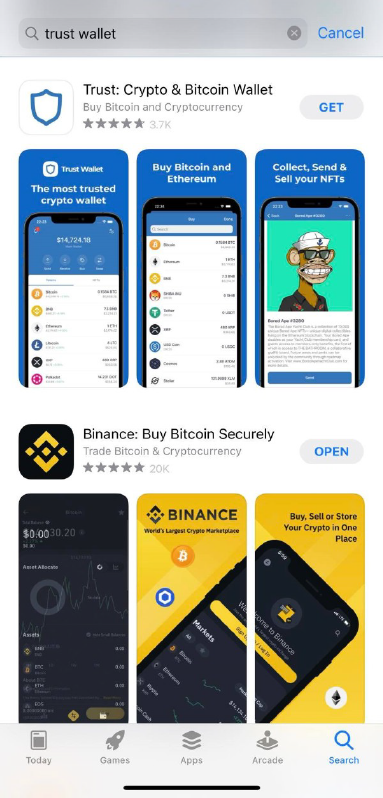 ‎Trust: Crypto & Bitcoin Wallet on the App Store