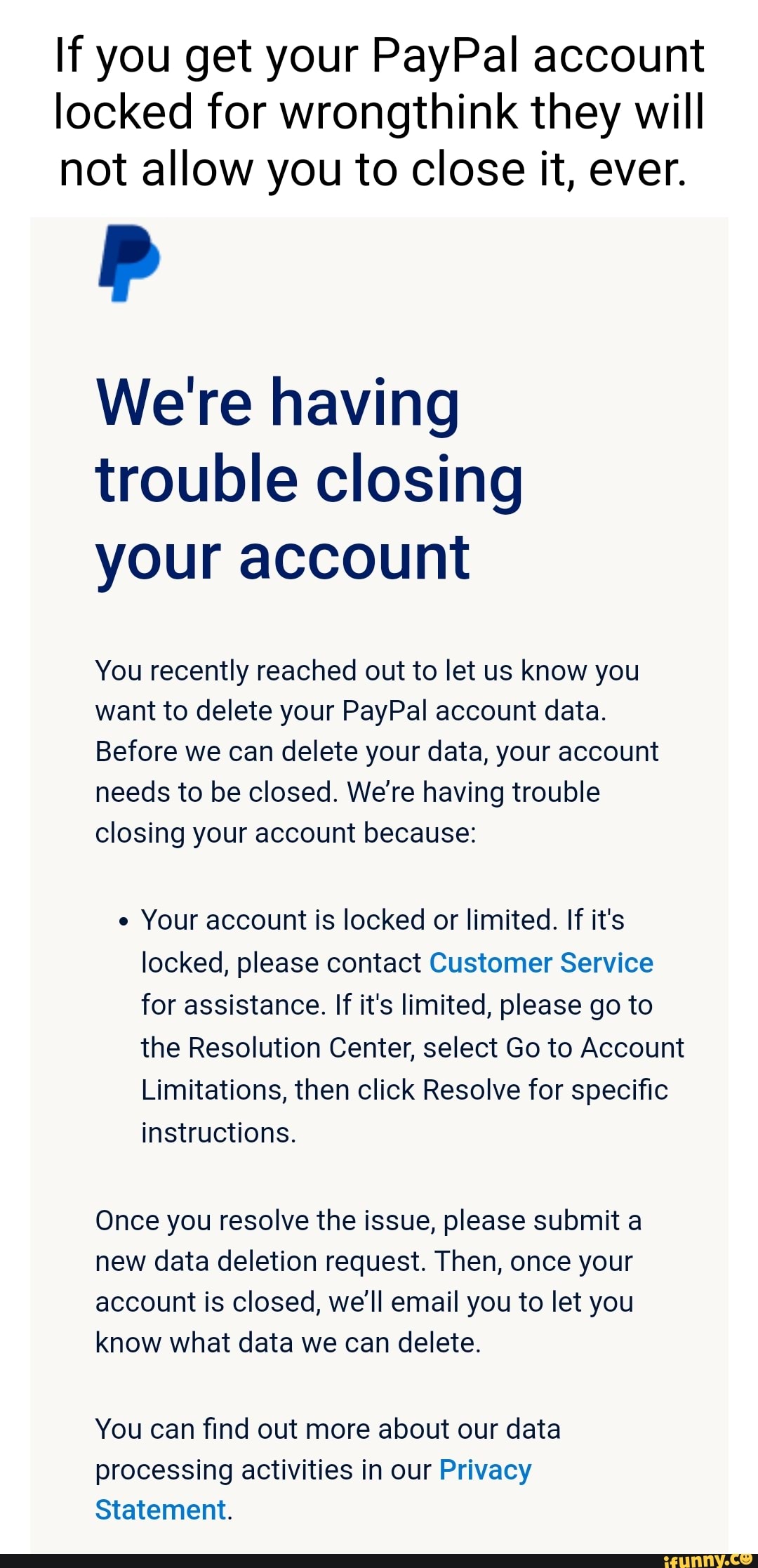 How do I remove a limitation from my account? | PayPal US