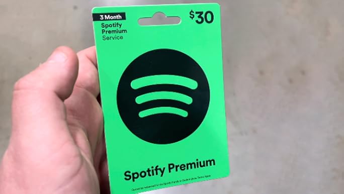 Gift cards - Spotify