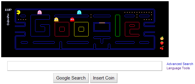 Insert coin: Pac-Man available on Google to celebrate game's anniversary - bymobile.ru